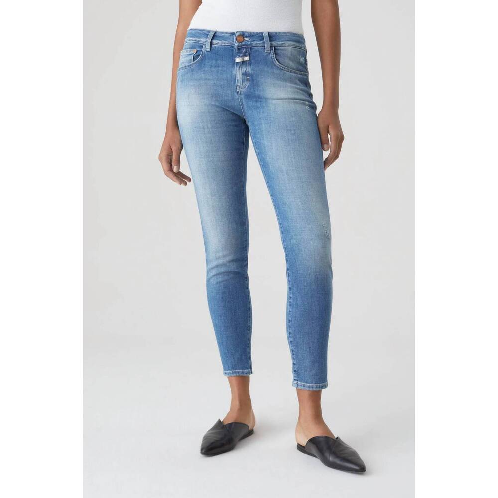 NEW CLOSED baker skinny jeans in mid blue